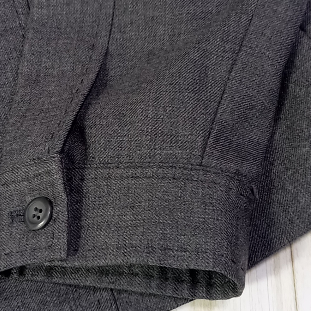 Pendleton Virgin Wool Gray Button Up Jacket/Blaze… - image 8